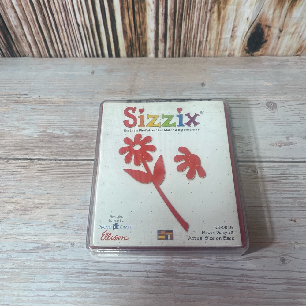 Sizzix Flower Die-Cutter Sizzix Original Red Die & Case Flower Daisy #3 38-0928